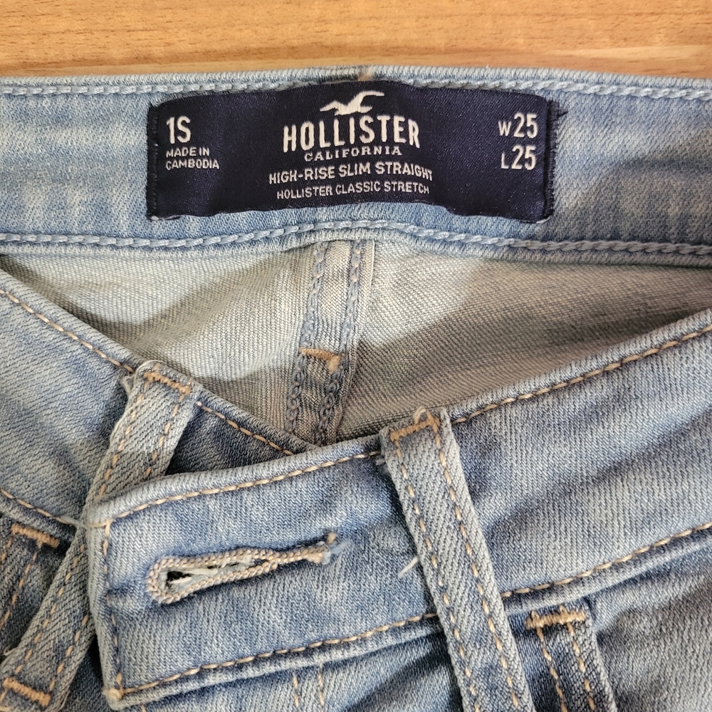 High-rise slim jeans - size 1 short